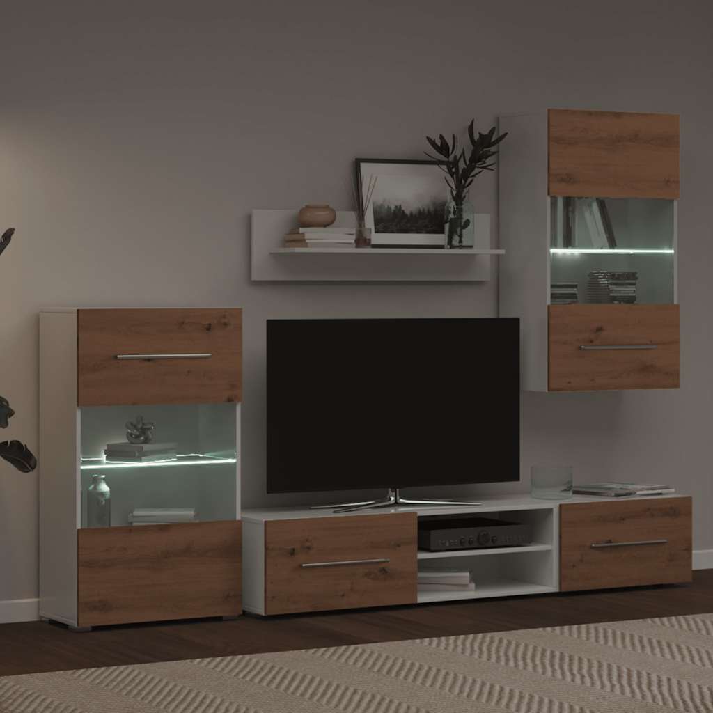 TV-möbler Med LED-belysning Konstruerat