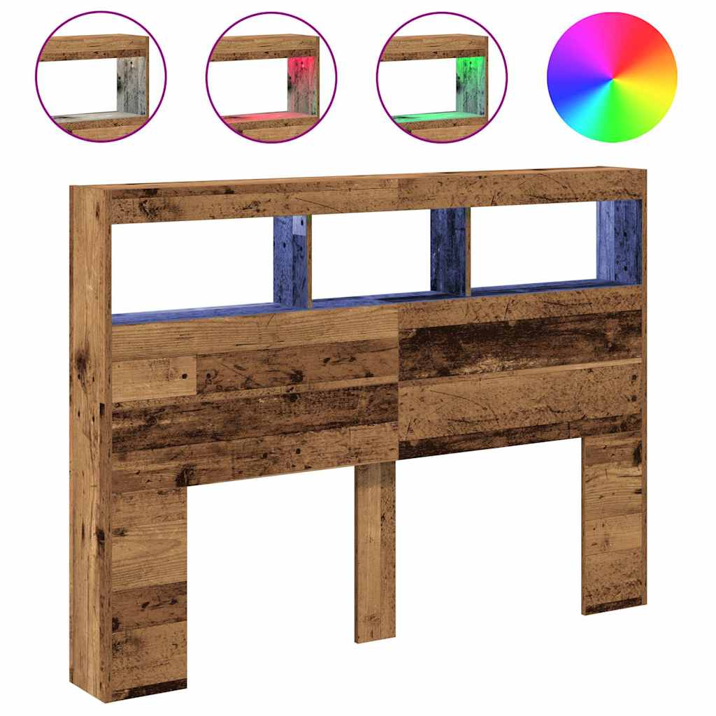 Skåp Till Sänggaveln Med LED