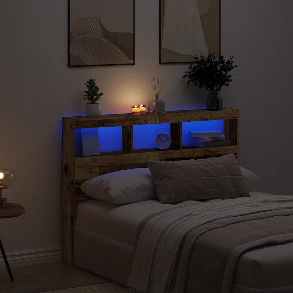 Skåp Till Sänggaveln Med LED