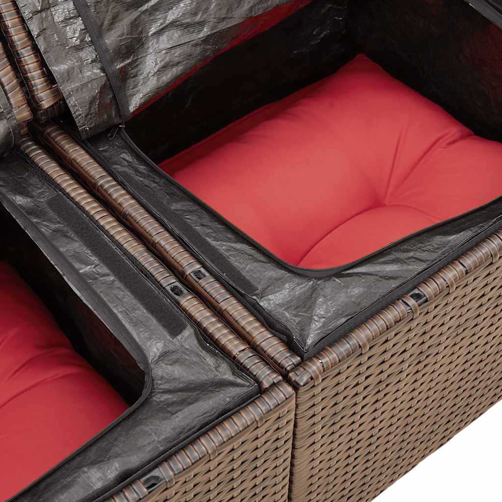 Loungegrupp för Trädgården med Dynor