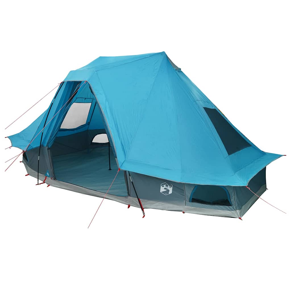 Tipi Tält Tak Lagring Taffeta Blå
