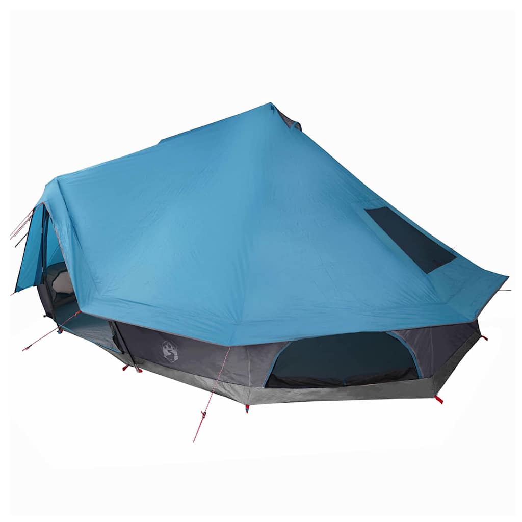 Tipi Tält Tak Lagring Taffeta Blå