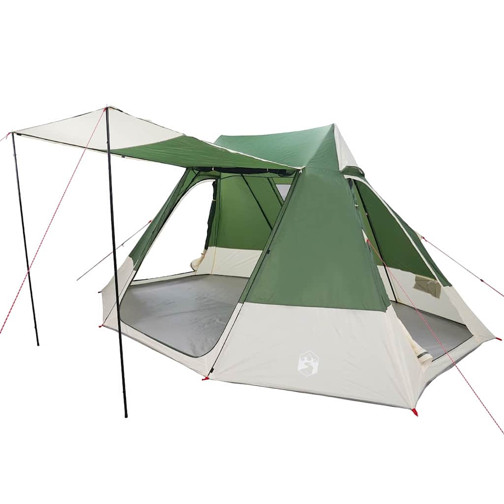 Campingtält Tak Lagring Taffeta Grön Tyg
