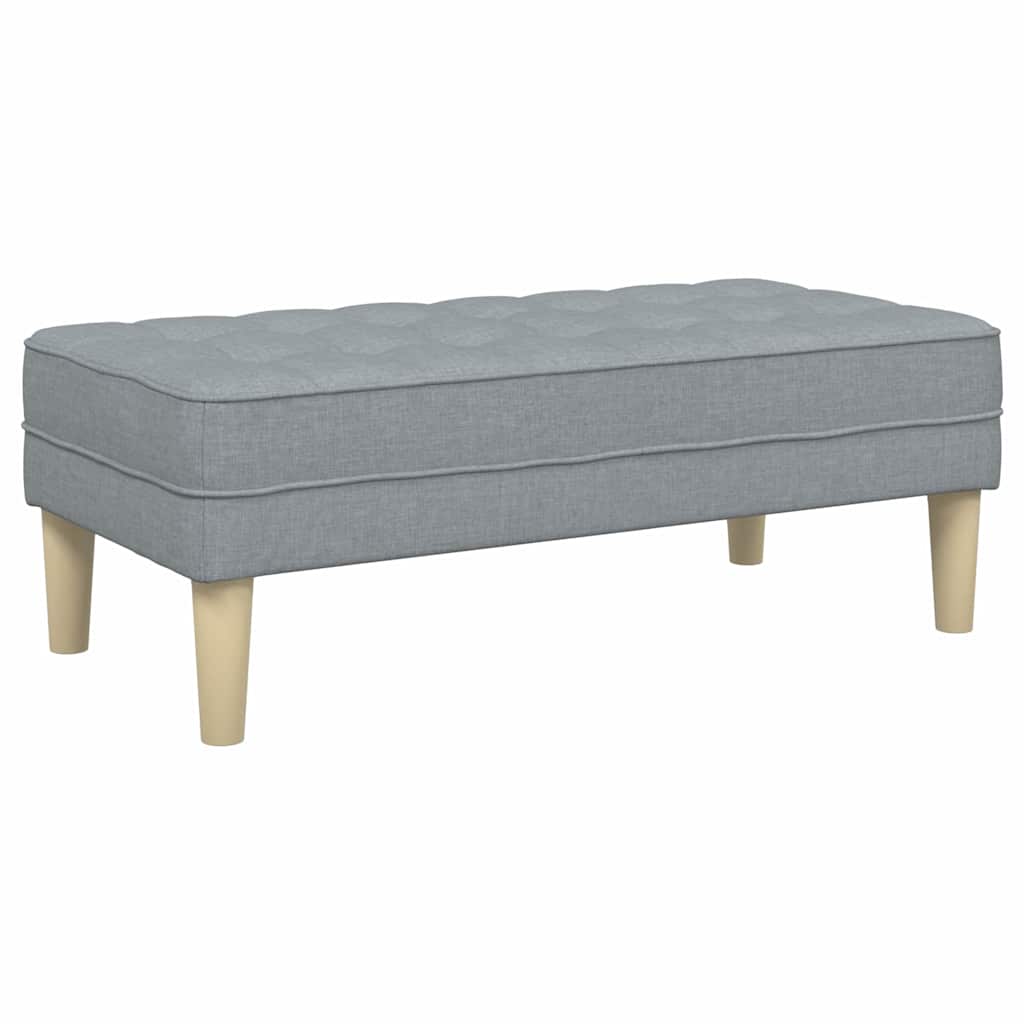 Bänk Kudde Ljusgrå