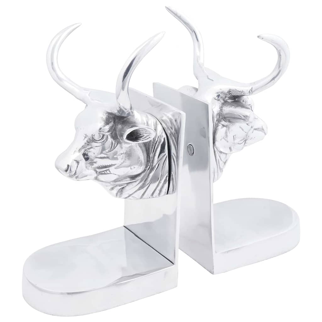 Bokstöd Silver Aluminium