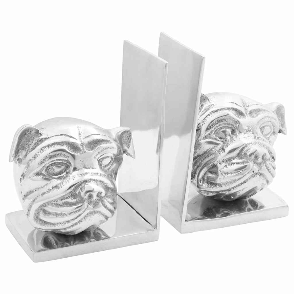 Bokstöd Silver Aluminium