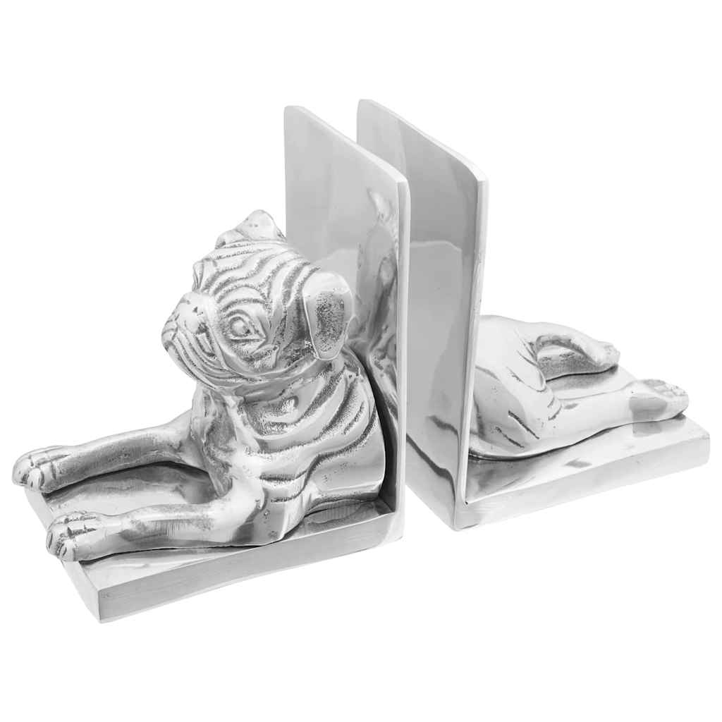 Bokstöd Silver Aluminium