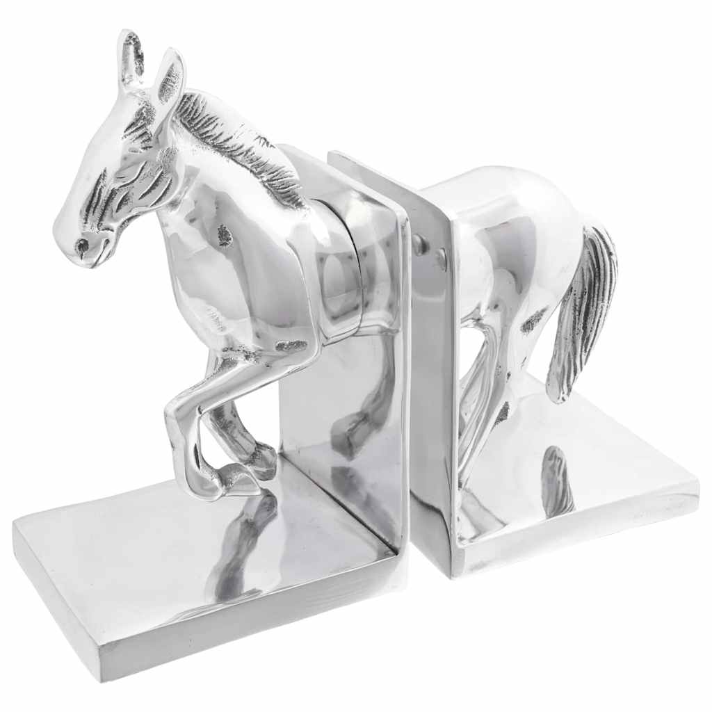 Bokstöd Silver Aluminium