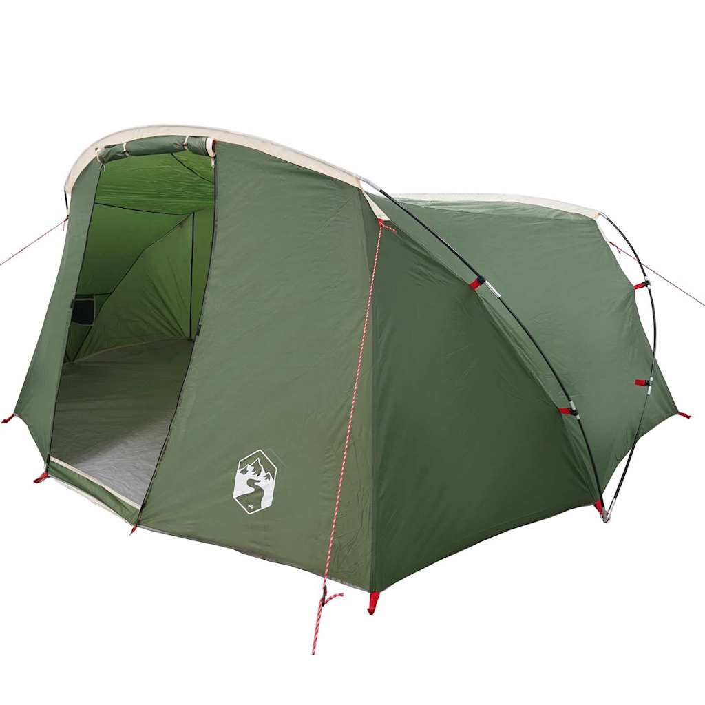 Tunnel Tält 4-Personer Tak Grön Polyester