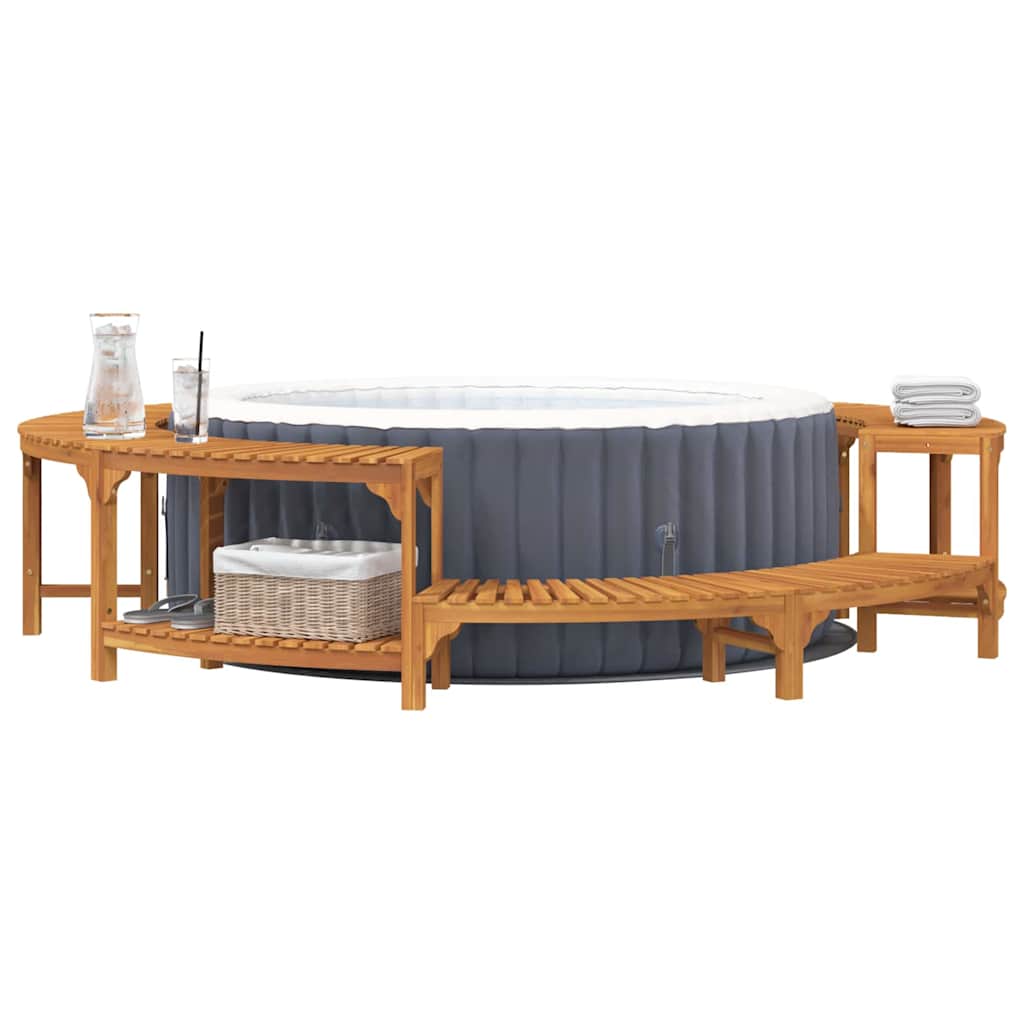 Bubbelbad Omgivning 255 X 55 Massivt
