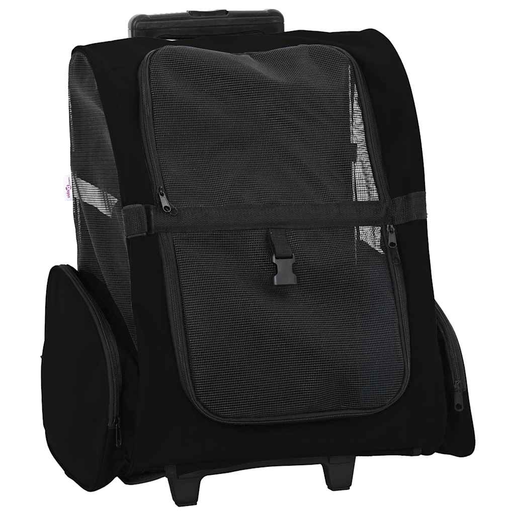 Husdjursvagn 3-i-1-design 48x32x(57-106) cm Oxfordtyg