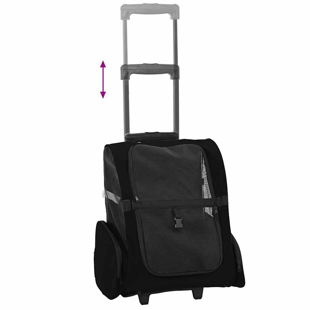 Husdjursvagn 3-i-1-design 48x32x(57-106) cm Oxfordtyg