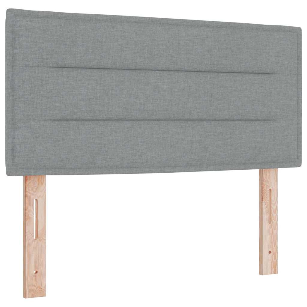 Huvudgavel Ljusgrå 80 Cm Ljusgrå Tyg