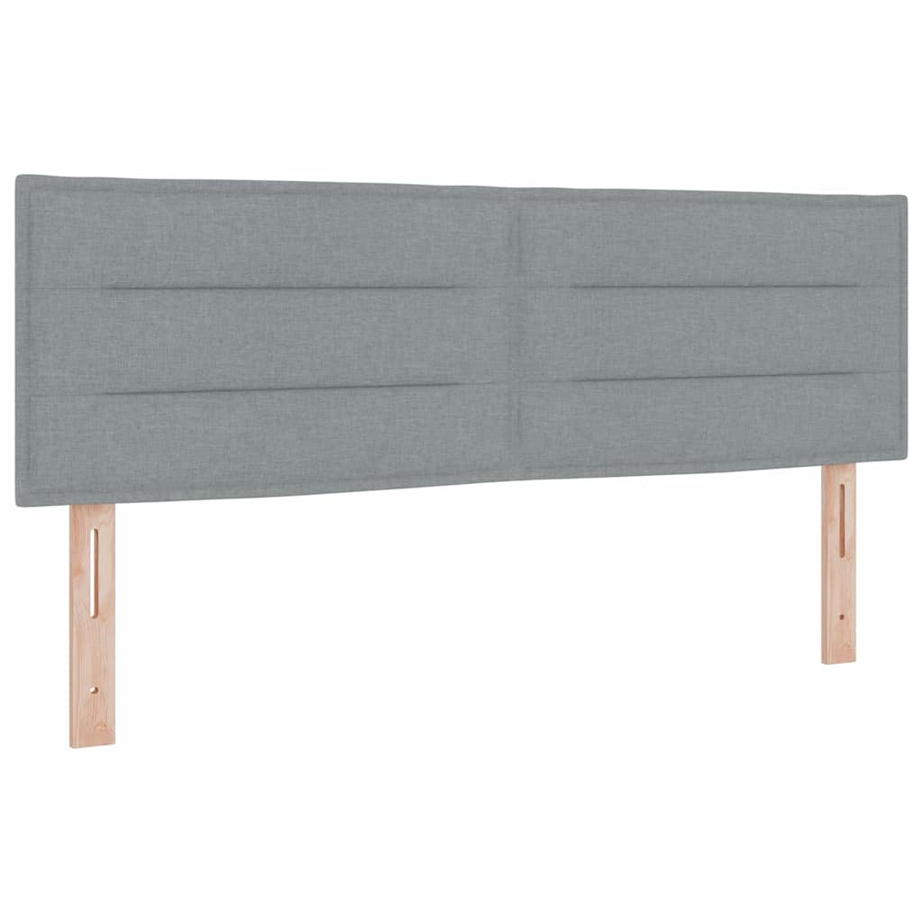 Huvudgavel Ljusgrå 144 Cm Ljusgrå Tyg