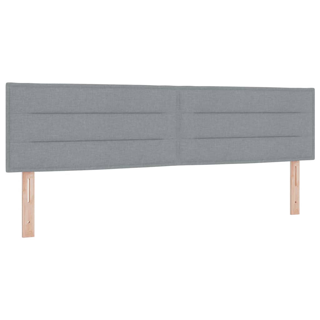 Huvudgavel Ljusgrå 180 Cm Ljusgrå Tyg