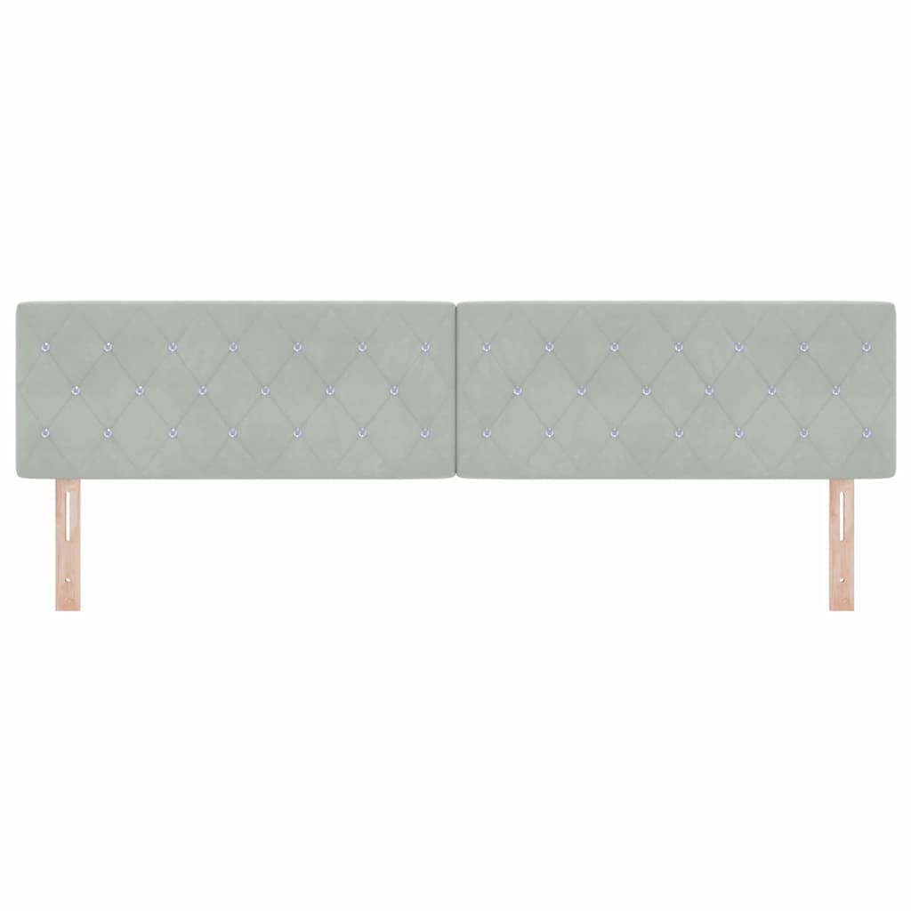 Huvudgavel Ljusgrå 200 Cm
