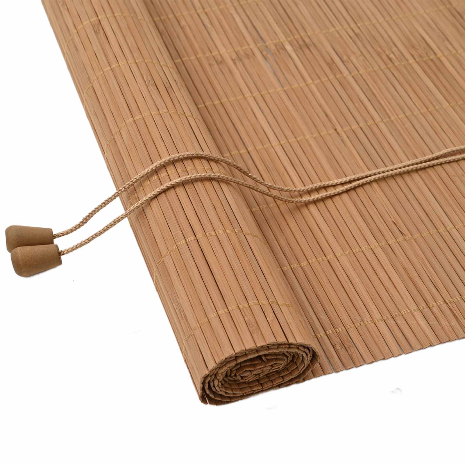 Rullgardin Brun Bambu