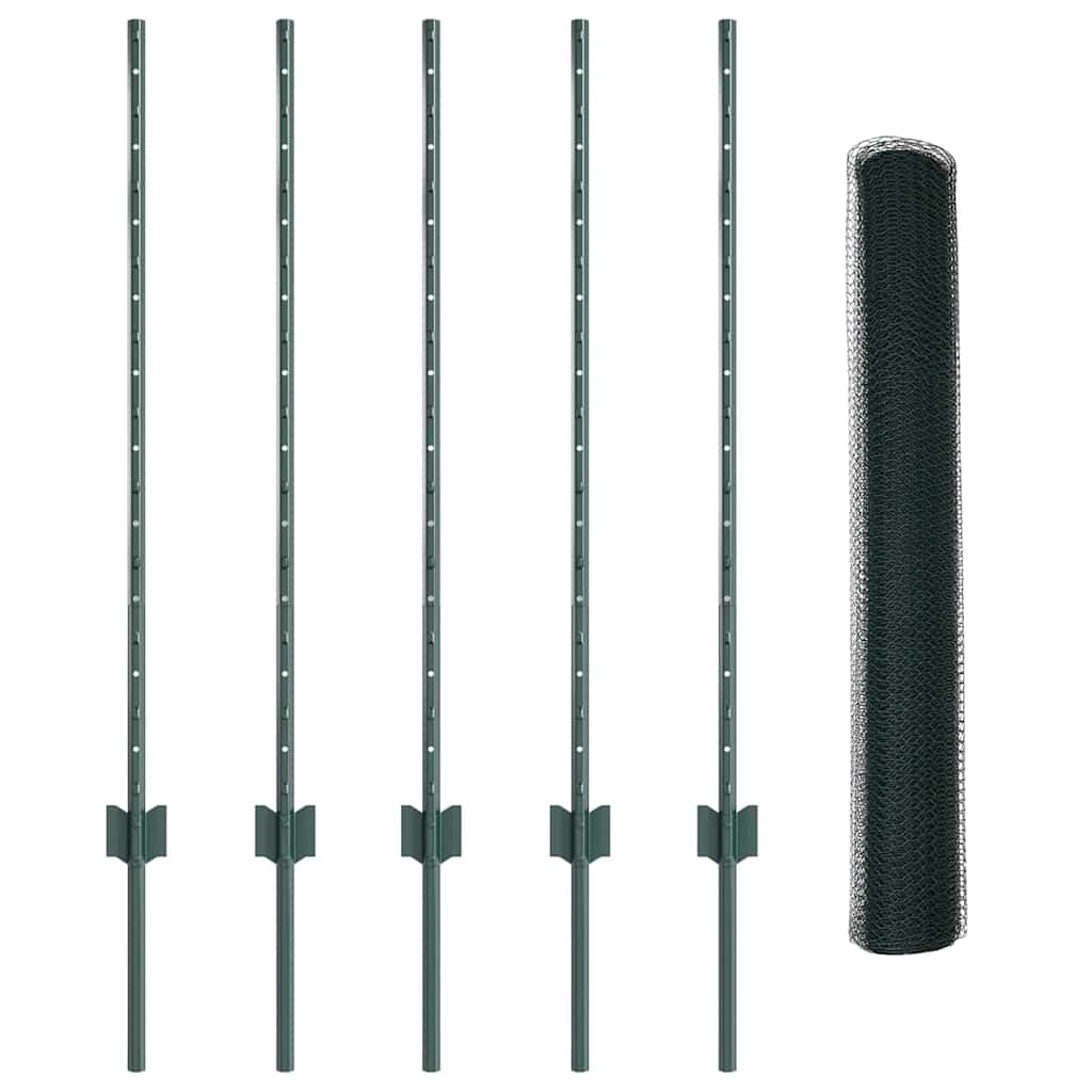 Utomhus Hexagonal Stängsel Stolpe Belagda