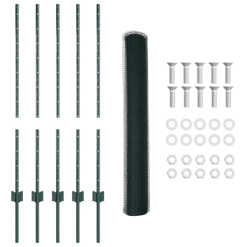 Utomhus Hexagonal Stängsel Stolpe Belagda
