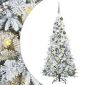 Plast Hingad Julgran med 300 LED-lampor 180 Cm PE och PVC