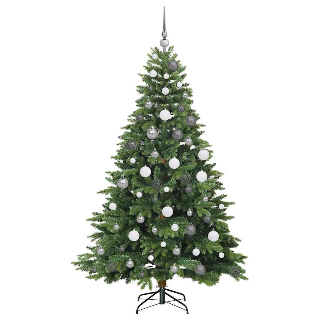 Konstgjord Julgran med 300 LED-lampor 180 Cm PE och PVC