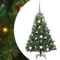 Konstgjord Julgran med 150 LED-lampor 120 Cm PE och PVC