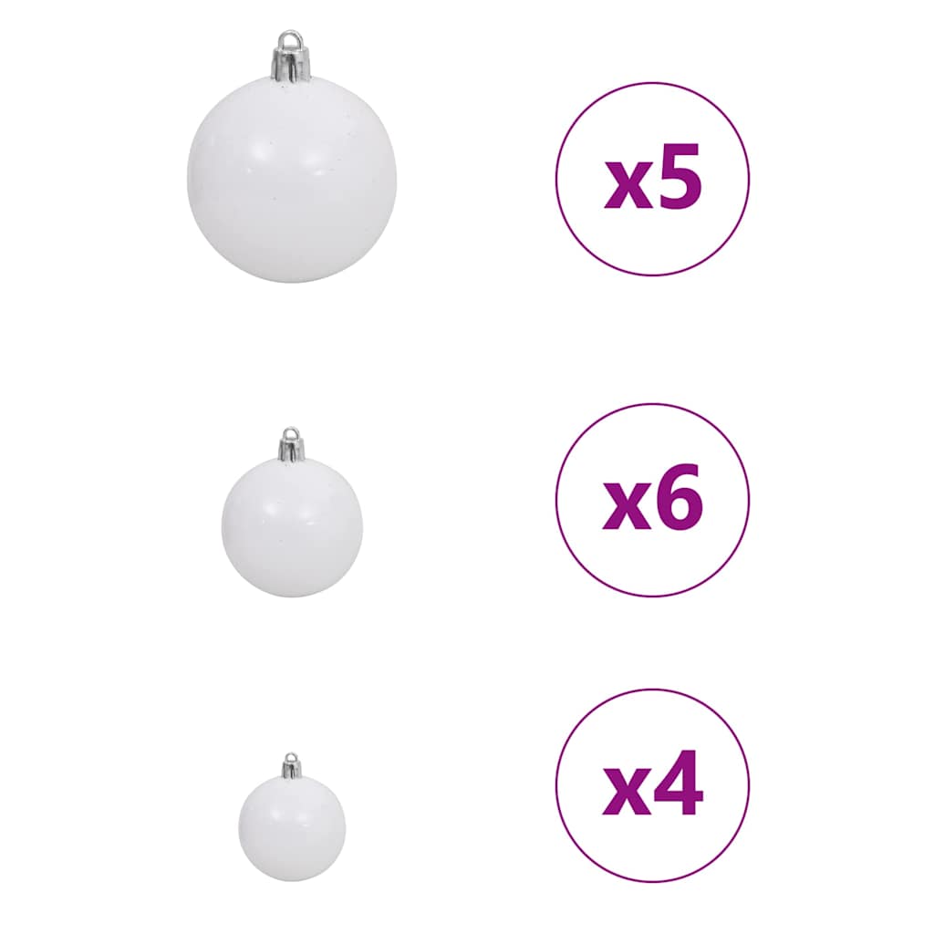 Konstgjord Julgran med 150 LED-lampor 120 Cm PE och PVC
