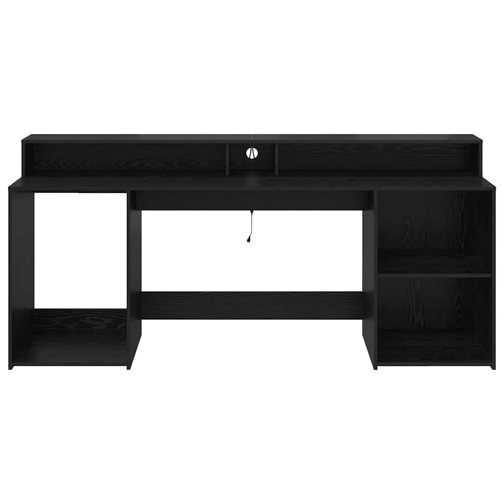 Skrivbord med låda med låda LED