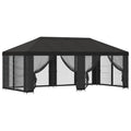 Paviljong med väggar 6 x 3 m