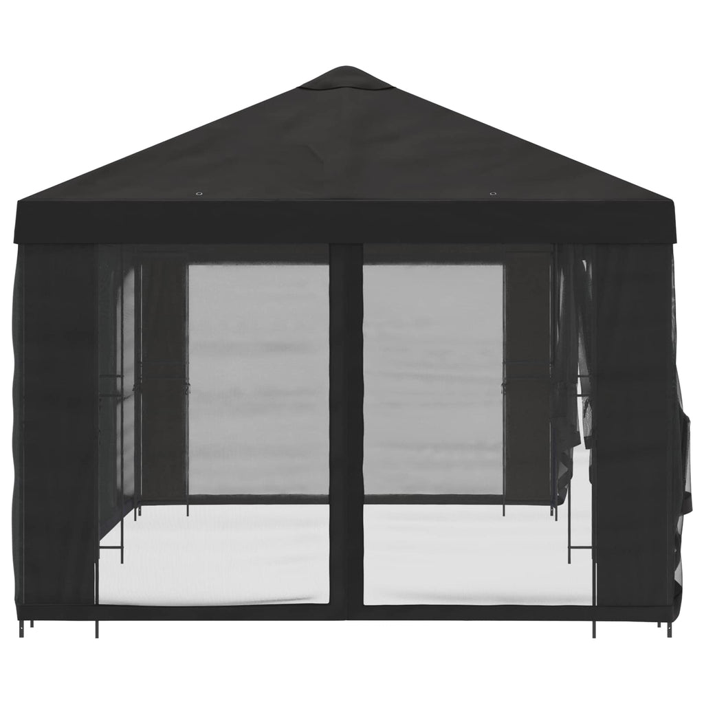 Paviljong med väggar 6 x 3 m