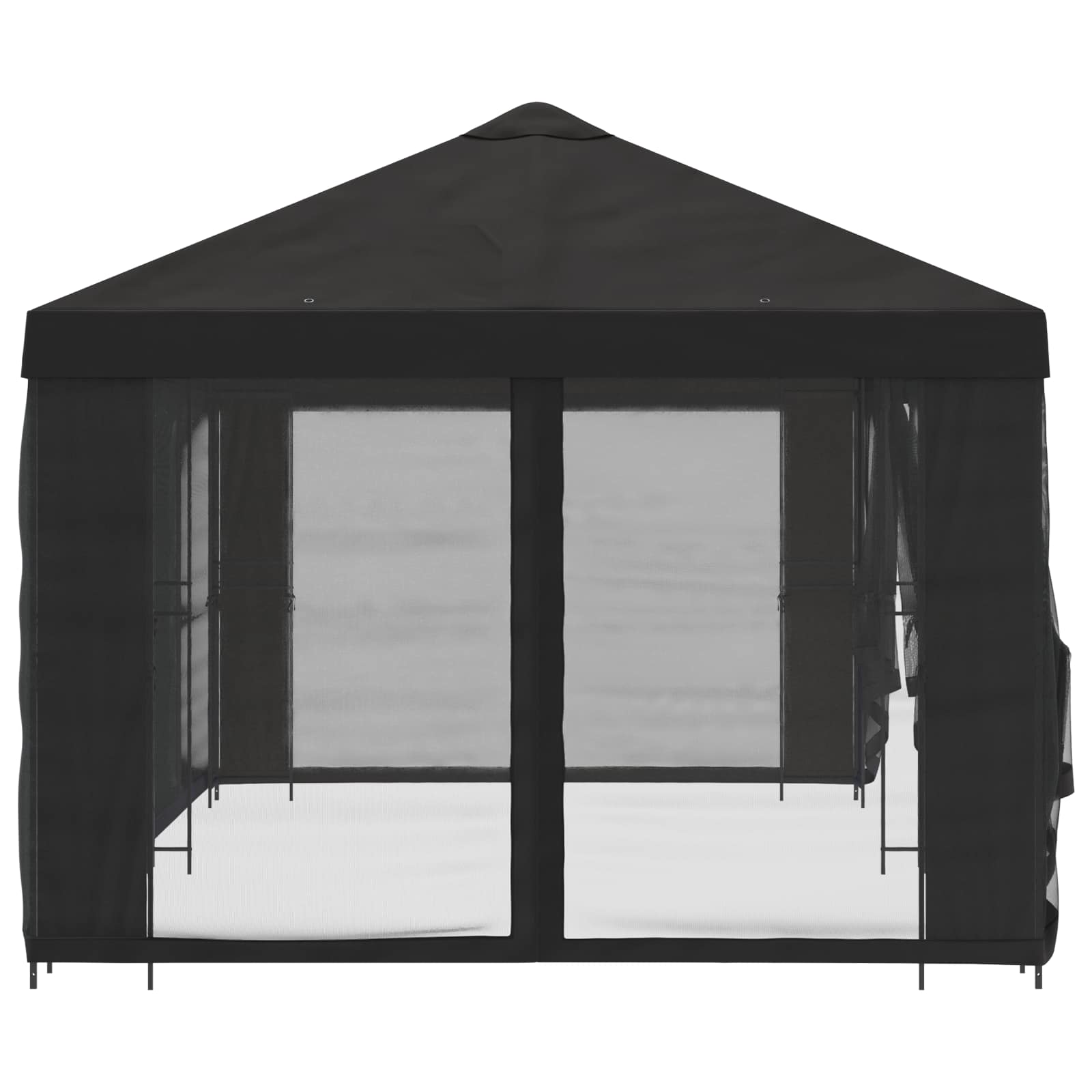 Paviljong med väggar 6 x 3 m