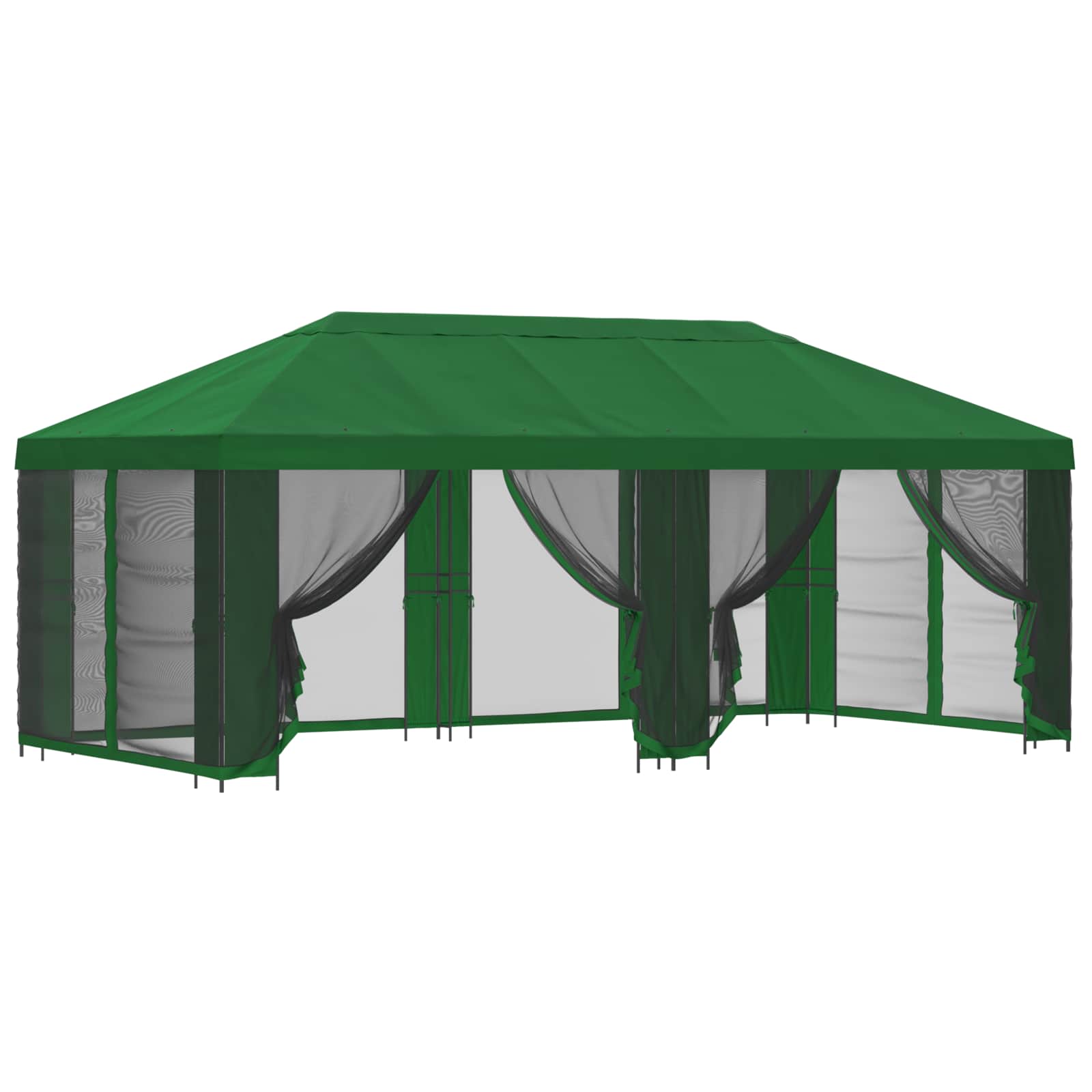 Paviljong med väggar 6 x 3 m