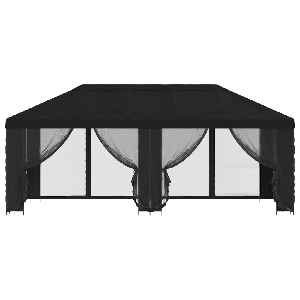 Paviljong med väggar 6 x 3 m