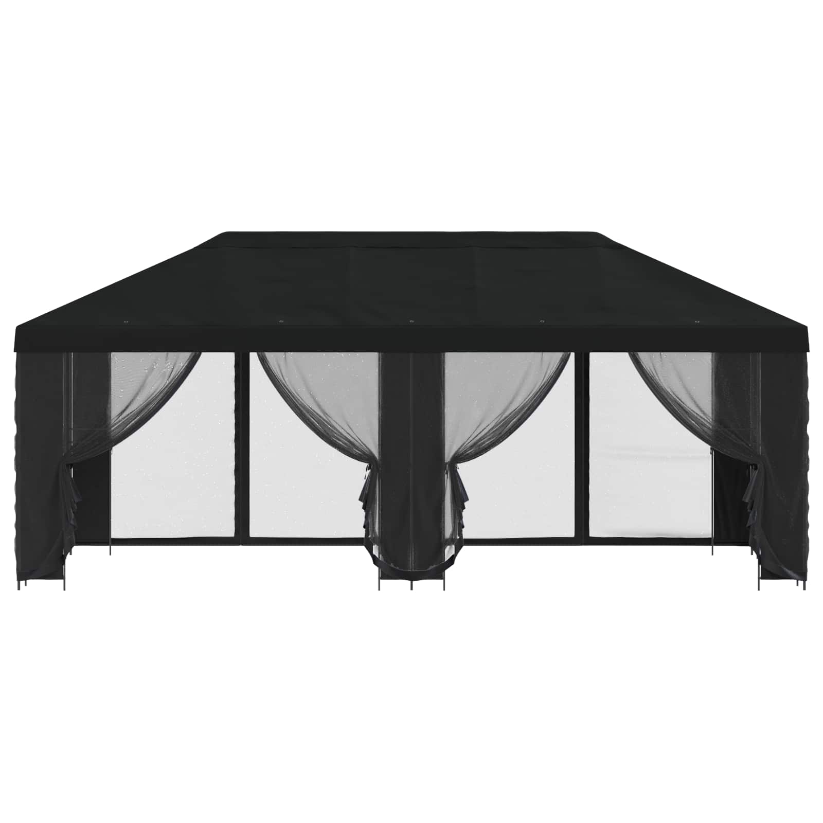 Paviljong med väggar 6 x 3 m