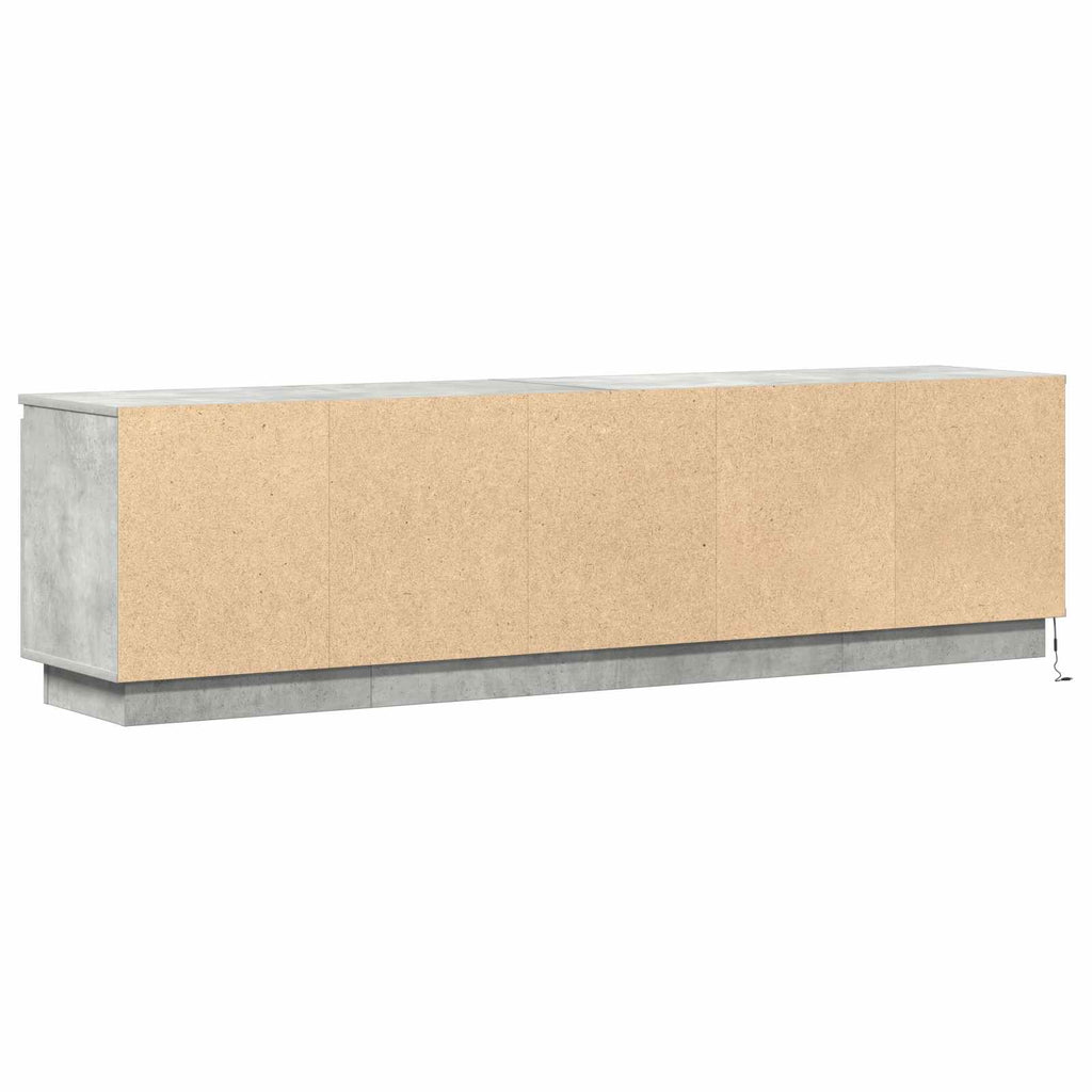 TV-skåp Betonggrå LED