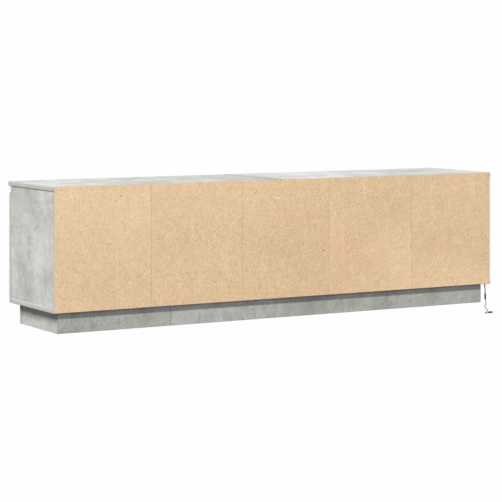 TV-skåp Betonggrå LED