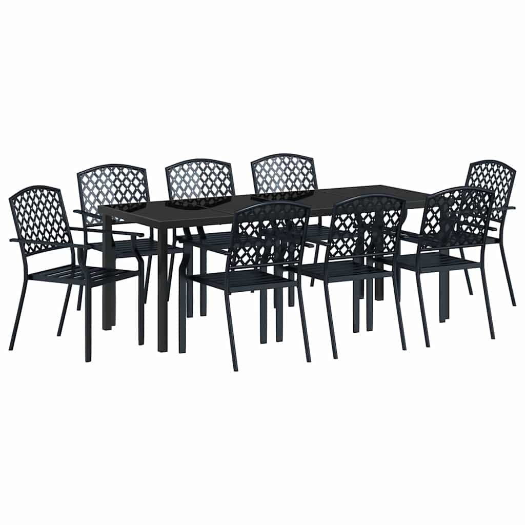 Trädgårdsmöbelset Pulverlackerat