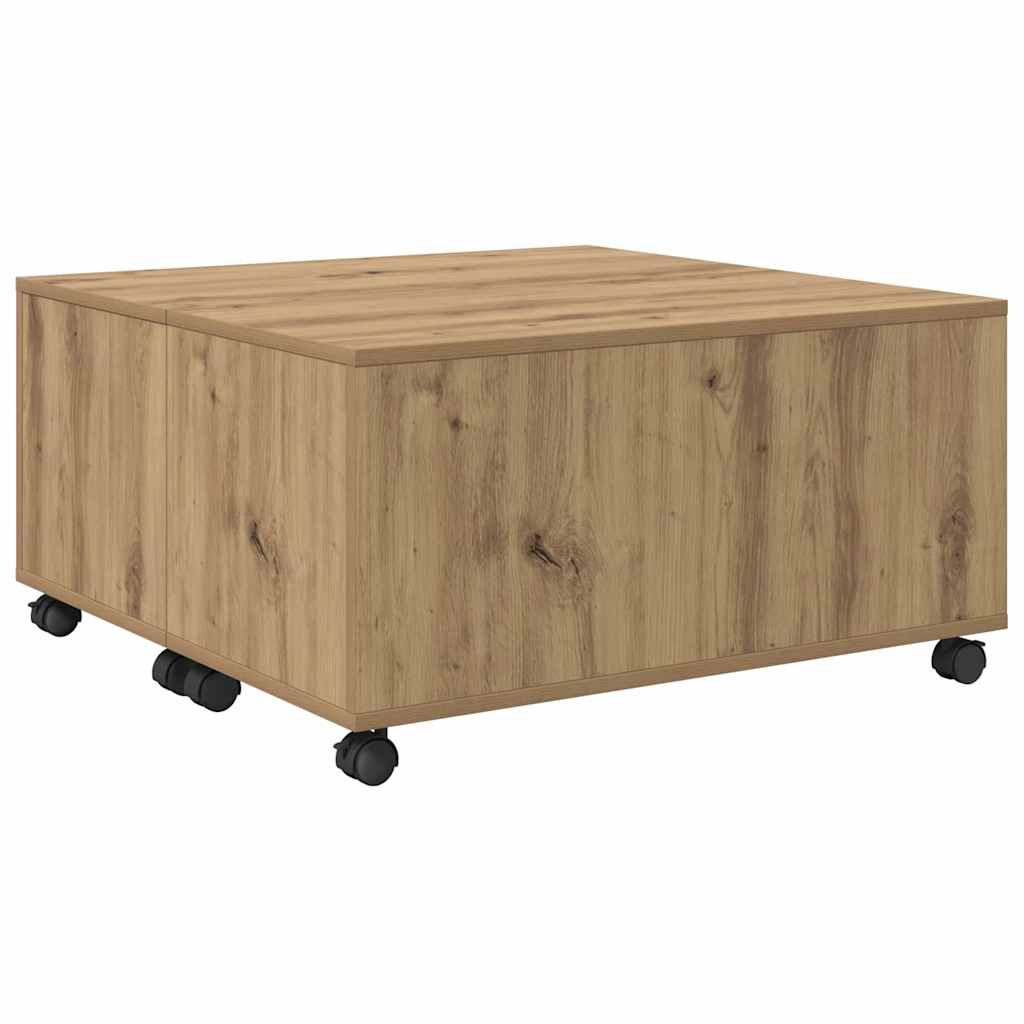 Kaffeebord med låda Konstruerat