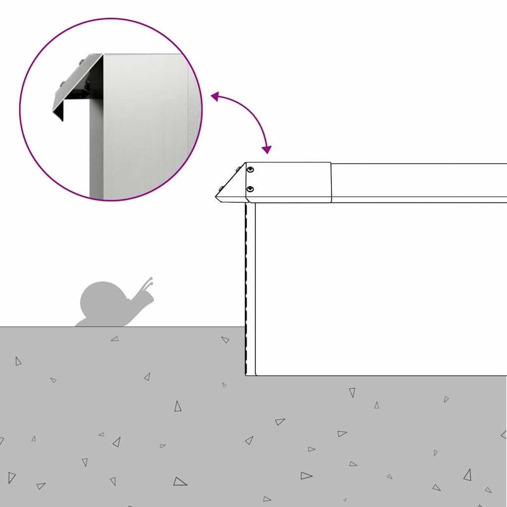 Snigelfence Galvaniserat