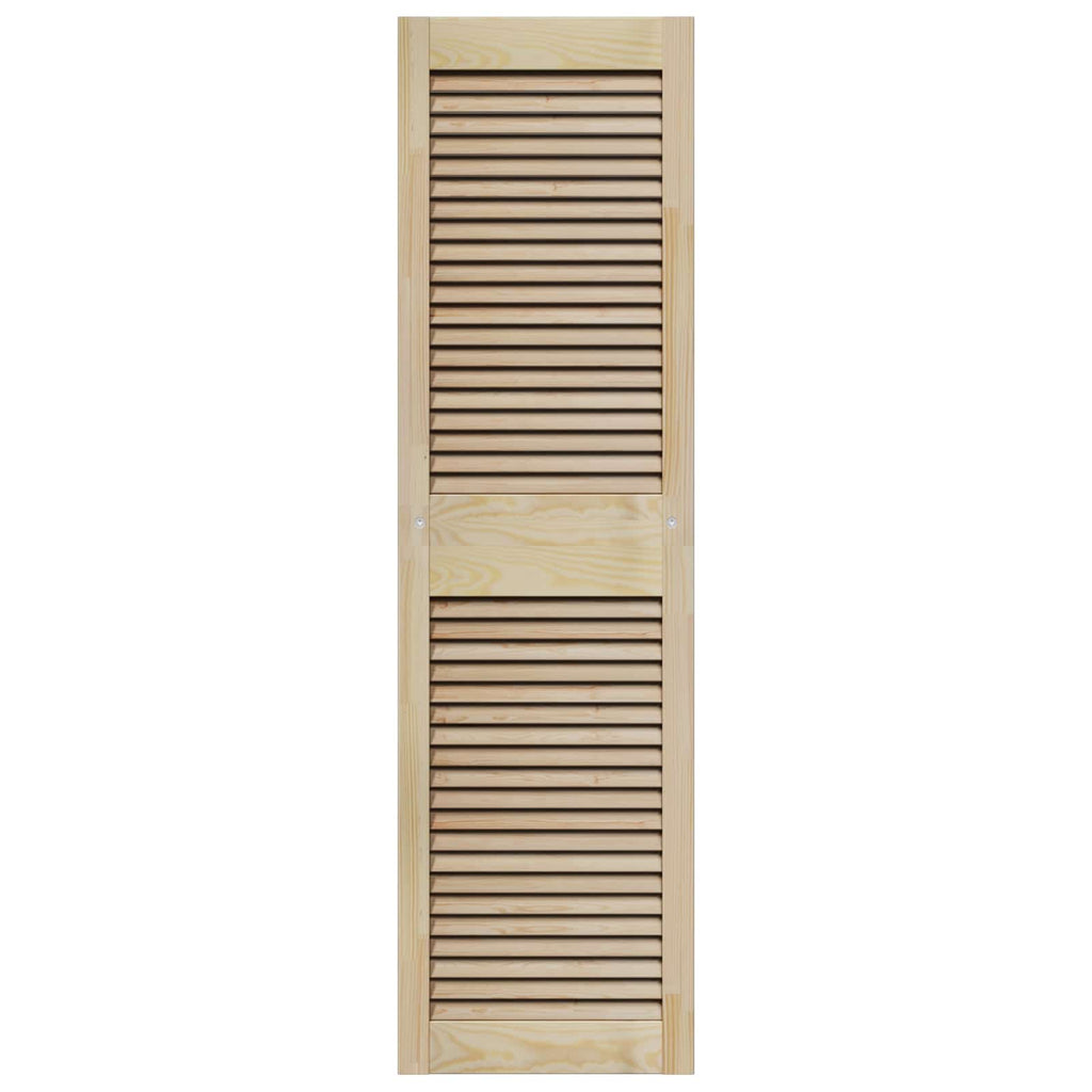 Skåpdörr 4 Pcs Naturfärg Massiv Furu