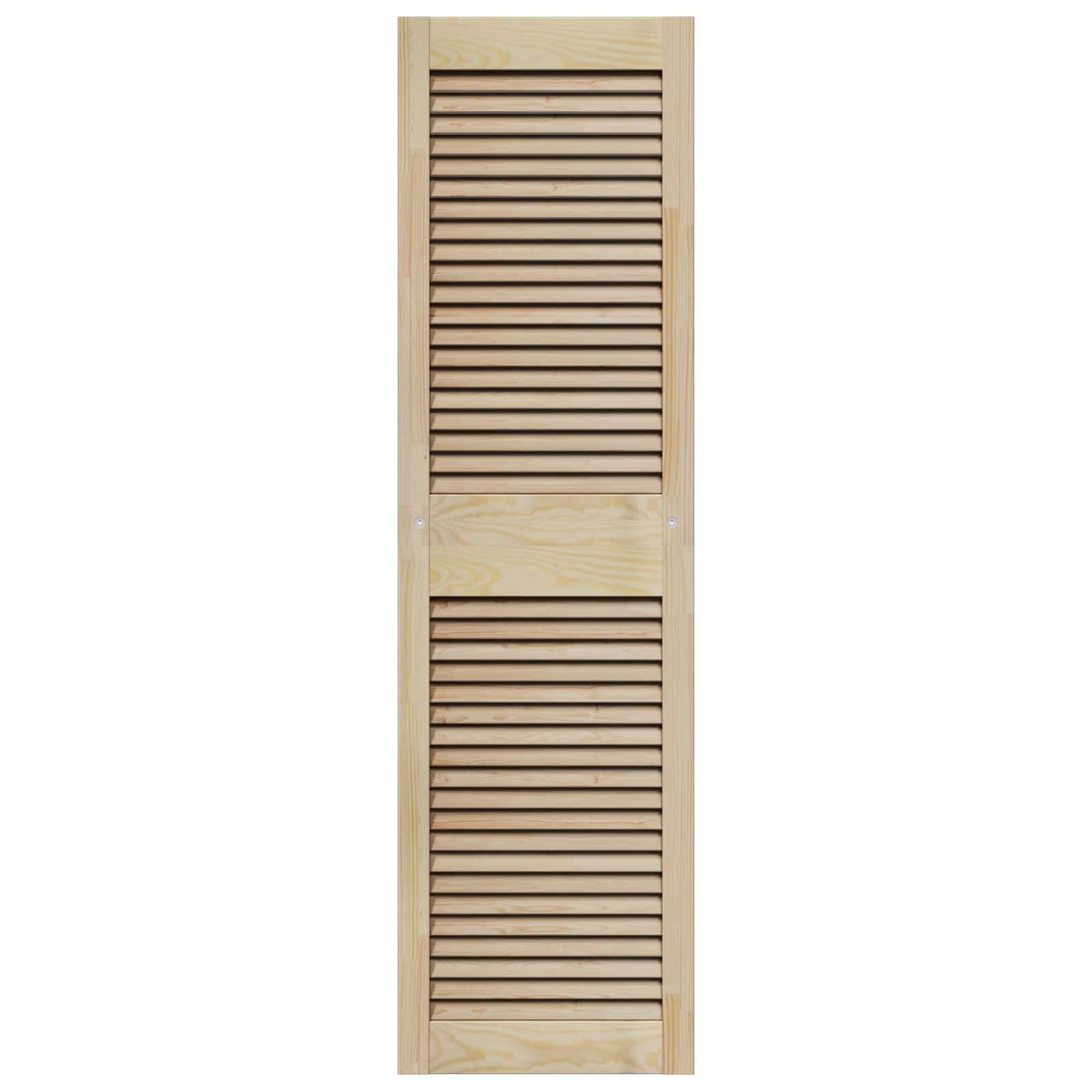Skåpdörr 4 Pcs Naturfärg Massiv Furu