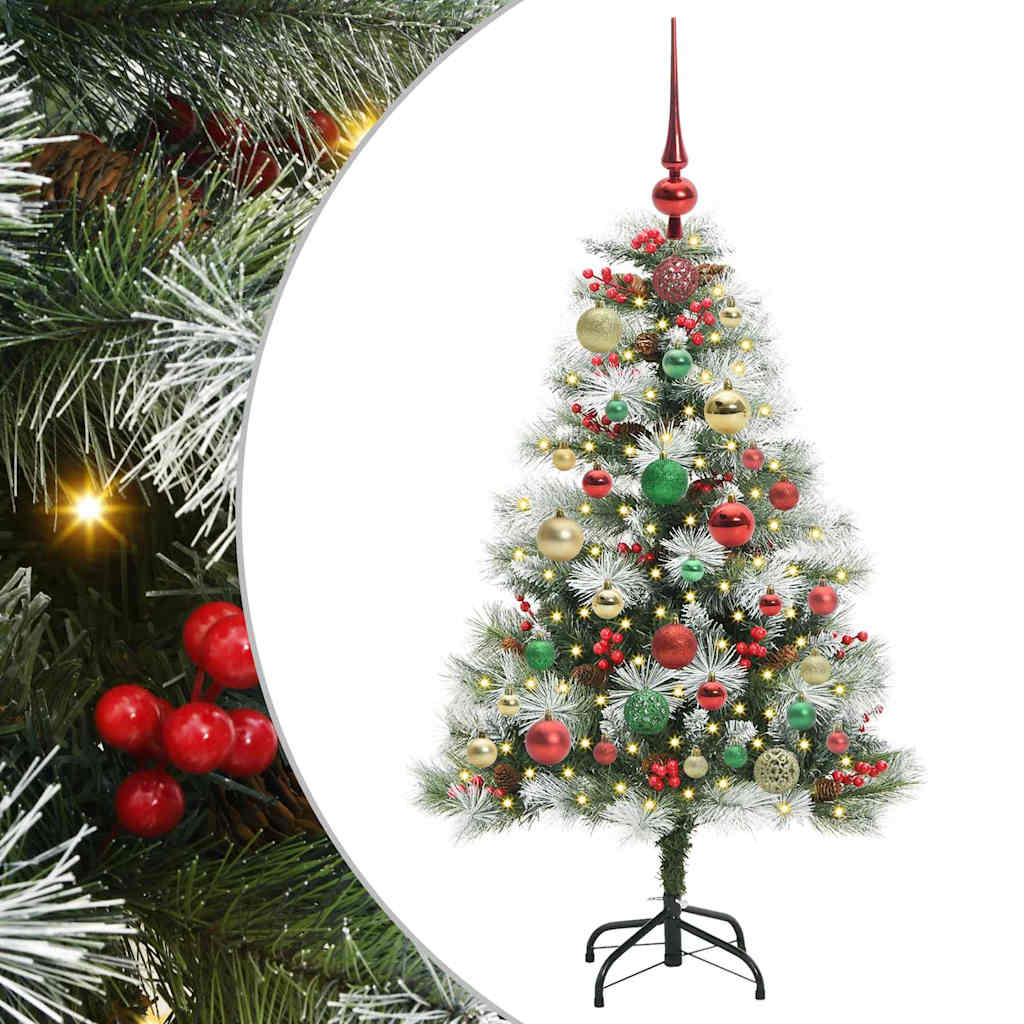 Konstgjord Julgran 120 Cm PVC och Metall