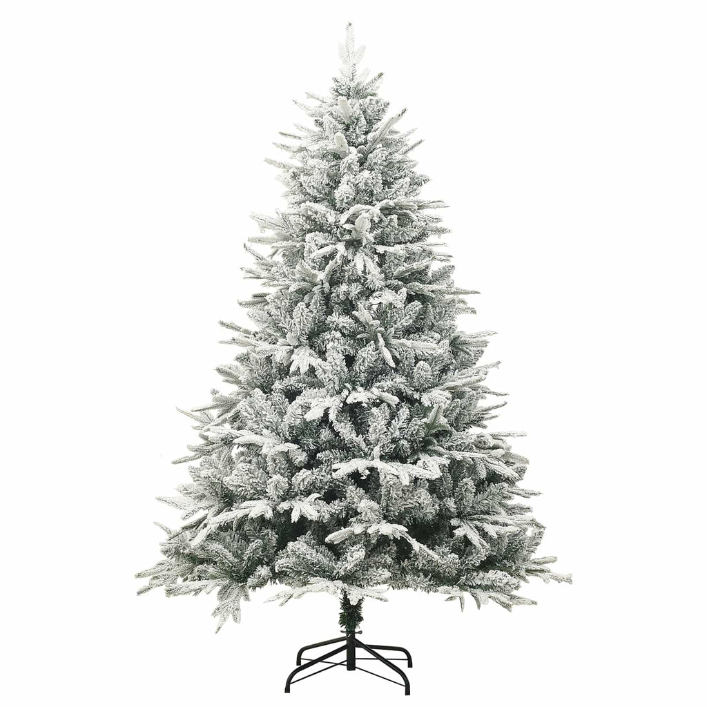 Konstgjord Förbelyst Julgran med Bollsats Grön 180 Cm