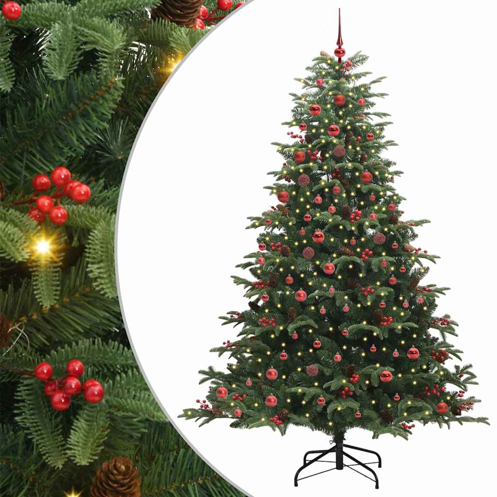 Konstgjord Julgran 210 Cm PVC och Plast och Stål