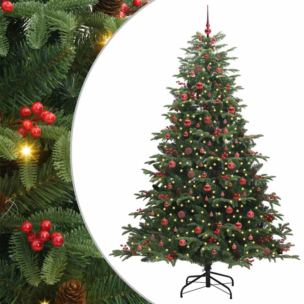 Konstgjord Julgran 240 Cm PVC och Plast och Stål