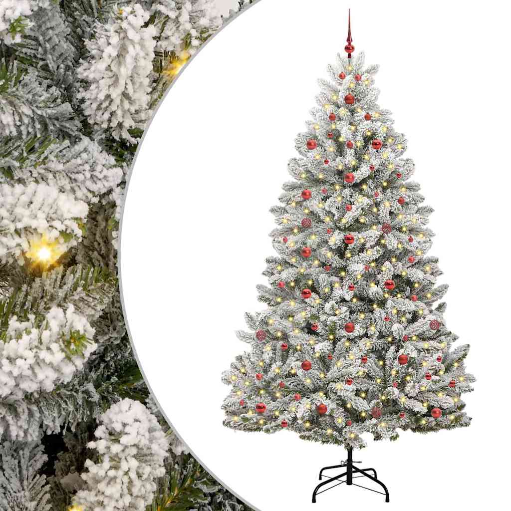 Konstgjord Julgran 240 Cm PVC och Plast och Stål