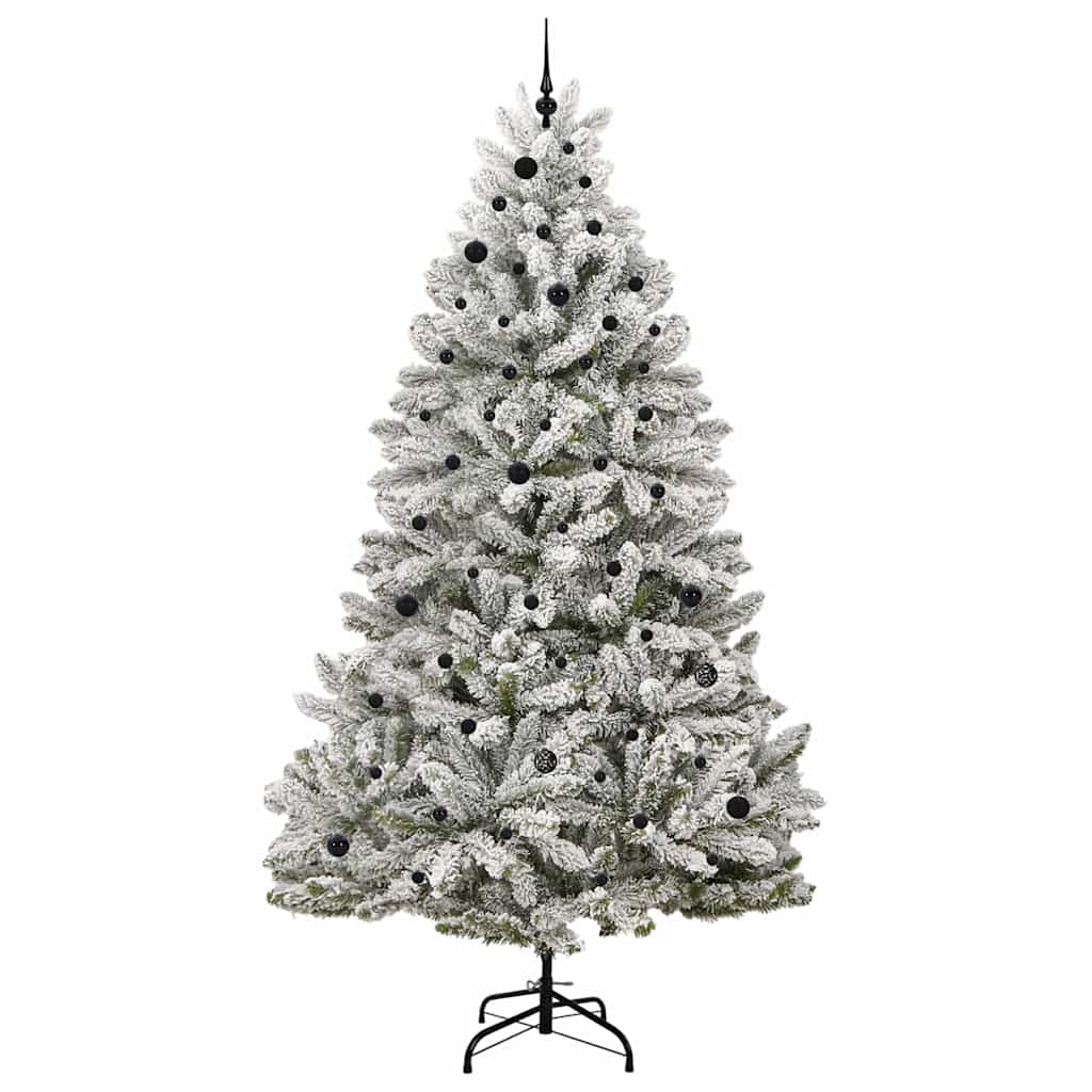 Konstgjord Julgran Grön 270 Cm PVC och Stål och Plast