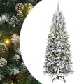 Konstgjord Julgran Vit 210 Cm PVC, Plast, Stål och PE
