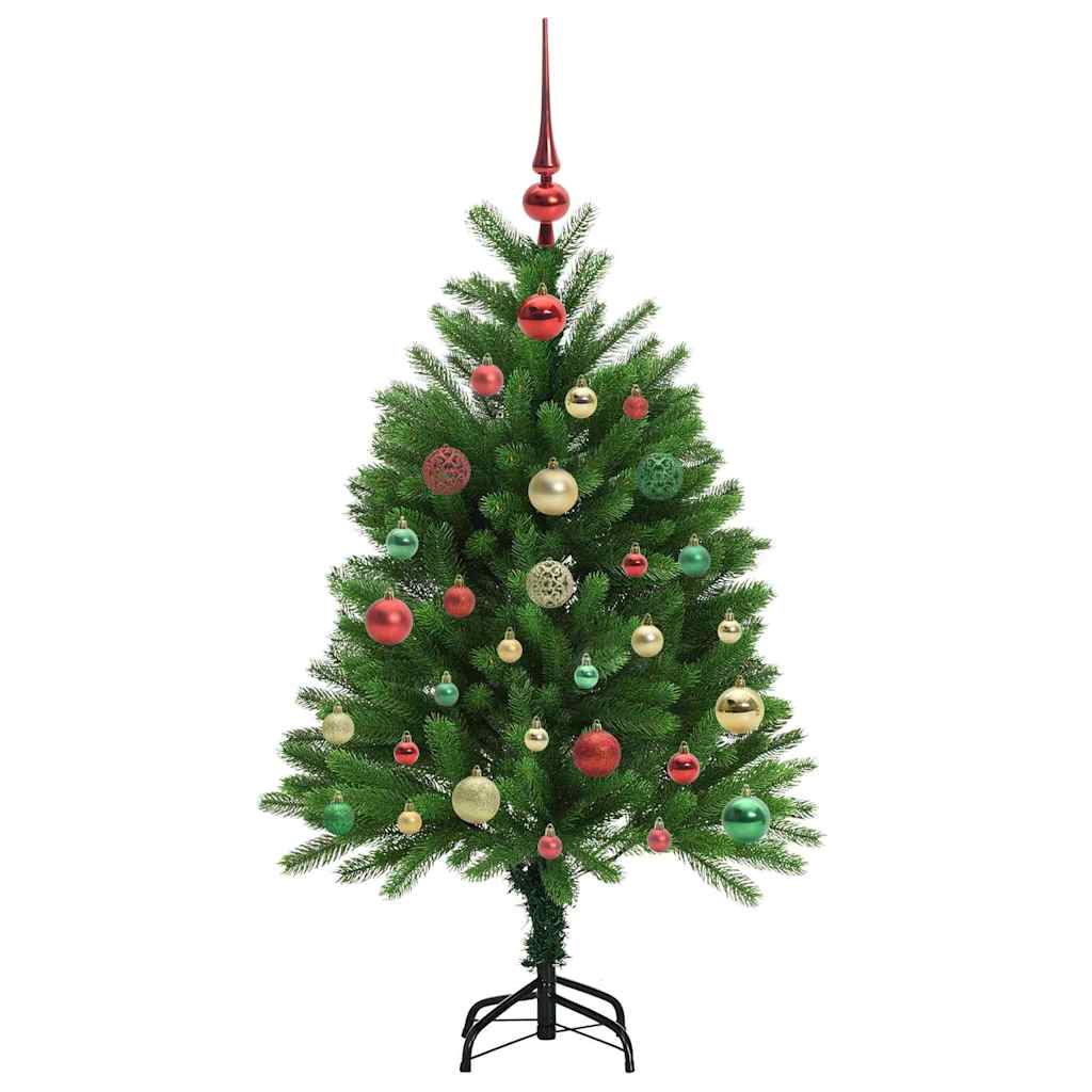 Julgran med 150 LED-lampor med Stativ Grön 65 Cm PE