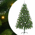 Julgran med 300 LED-lampor med Stativ 180 Cm PE